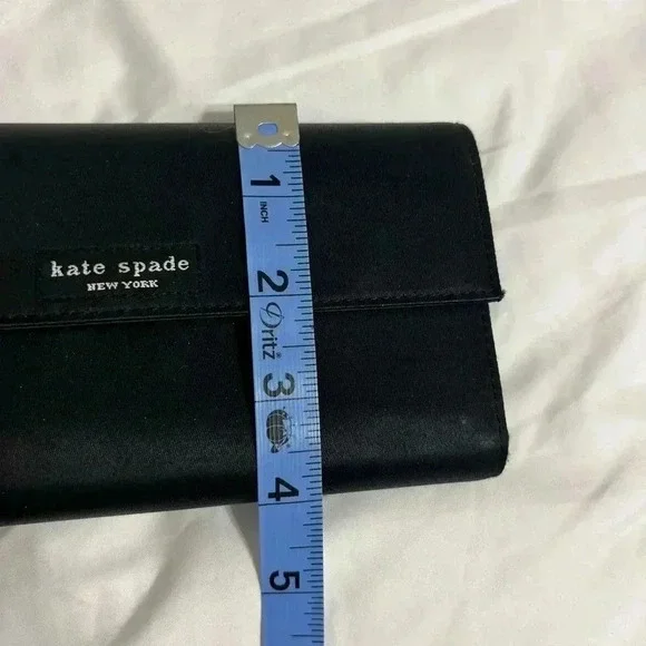 Kate Spade Black Canvas Wallet - Picture 7 of 7